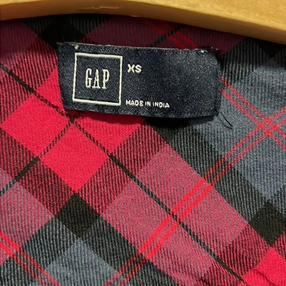 Gap || Flannel Western Shirtdress Long sleeves, double button cuffs Size XS. - Picture 3 of 7